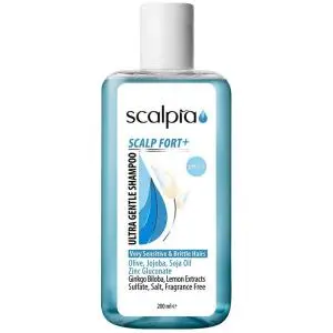 شامپو فاقد سولفات مو اسکالپیا مناسب برای موهای حساس و شکننده ظرفیت 200 میلی لیتر