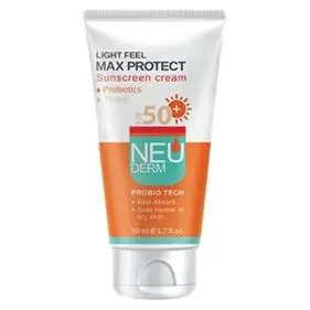 کرم ضد آفتاب نئودرم مناسب برای پوست نرمال تا خشک SPF50 مدل Max Protect ظرفیت 50 میلی لیتر