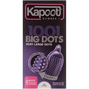 کاندوم کاپوت مدل Big Dots 1001 بسته 10 عددی