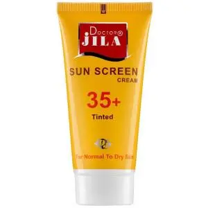 کرم ضد آفتاب دکتر ژیلا مناسب برای پوست خشک و نرمال SPF35 وزن 50 گرمی