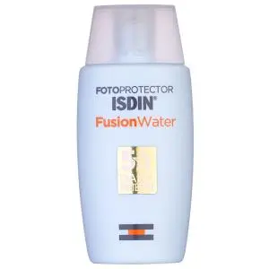 کرم ضد آفتاب فاقد چربی ایزدین SPF 50 مدل Fusion Water ظرفیت 50 میلی لیتر